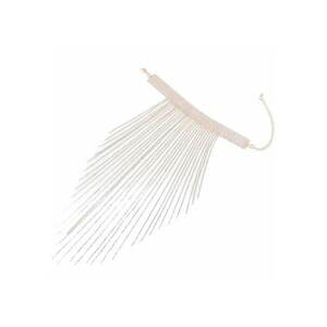 Colier choker auriu - cu franjuri si pietre - Maline C5 - imagine