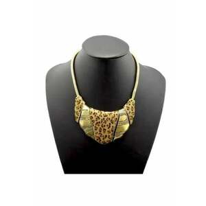 Colier auriu - cu animal print - Laia C27 - imagine