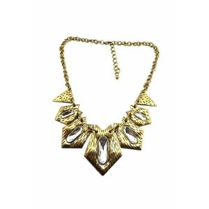 Colier auriu - cu pietre - Levina C28 - imagine