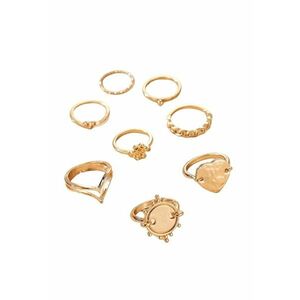 Set 8 inele aurii - diverse forme - Thommy C6 - imagine