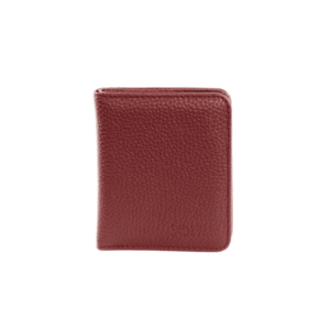 Portofel SW49 piele naturala visiniu 10 - 5x9 cm imagine