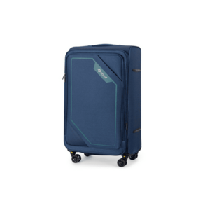 Troler textil mediu M 23"" SOFTFLEX 2240 bleumarin-verde imagine