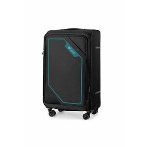 Troler textil mediu M 23"" SOFTFLEX 2240 negru-verde imagine