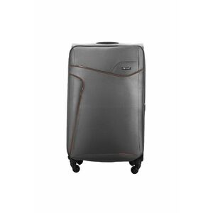 Valiza de voiaj textila medie M 23"" STL1651 gri inchis-maro imagine