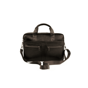 Geanta barbateasca mare din piele SL45 Milo Maro inchis – pentru laptop si documente imagine