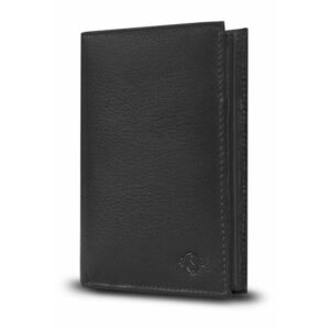 Portofel elegant barbatesc din piele cu protectie RFID SW34 Negru imagine