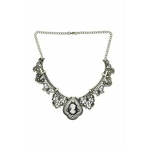 Colier auriu - stil vintage - cu pietre - Lancelot C27 - imagine