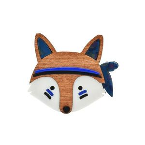 Brosa maro - forma de vulpita - Saritha C5 - imagine