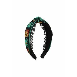 Bentita neagra - cu nod si motive florale - Rona C1 - imagine