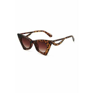 Ochelari de soare - maro - animal print - cat-eye - Herta C7 - imagine