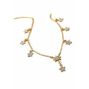 Colier auriu - cu stelute si pietre - Noemi C22 - imagine