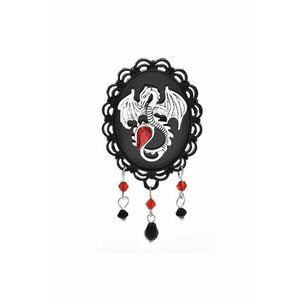 Brosa neagra - cu dragon si pietre - Ivona C3 - imagine