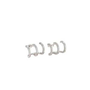 Cercei argintii - cu pietre din zirconiu - Aldis C7 imagine