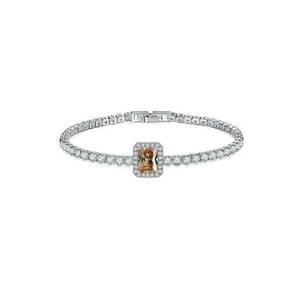 Bratara argintie - cu pietre din zirconiu - Terman C3 - imagine