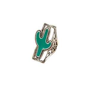 Inel argintiu - in forma de cactus - Thora C15 - imagine