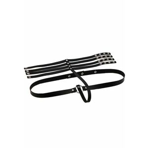 Ham negru - cu choker - din piele ecologica - Noa C22 - imagine