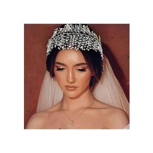 Accesoriu de par - argintiu - cu pietre - Silvana C5 - imagine