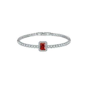 Bratara argintie - cu pietre din zirconiu - Teresia C1 - imagine