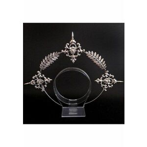 Tiara Halo - handmade - argintie - Elna C1 - imagine