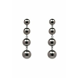 Cercei fumurii - lungi - cu bile - Honoria C1 imagine