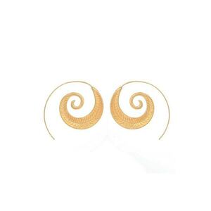 Cercei aurii - forma de spirala - Sunna C7 - imagine