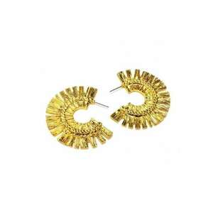 Cercei aurii - forma de soare - Helmer C5 imagine