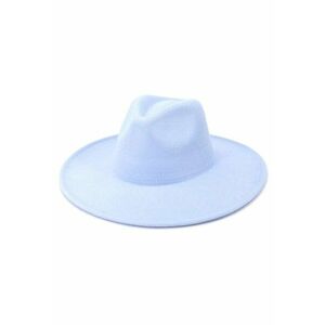 Palarie dama - bleu - cu bor lat - Laurina - imagine
