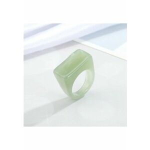 Inel verde - acrilic transparent - Esalina C1 - imagine