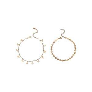 Set 2 bratari - aurii - cu banuti si randunele - Sicilia C18 - imagine