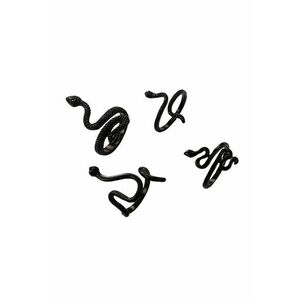 Set 4 inele - negre - in forma de sarpe - Keyla C15 - imagine