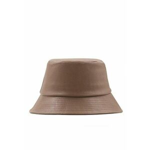 Palarie dama - bej - stil pescar - din piele ecologica - Mikas - imagine