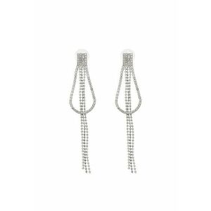 Cercei argintii - lungi - cu pietre - Faidra C14 - imagine