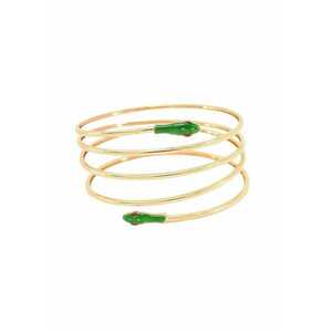 Bratara aurie - ajustabila - forma de sarpe - Donna C10 - imagine