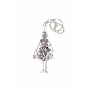 Breloc argintiu - papusa gri - Gerson C5 - imagine