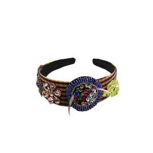 Bentita in carouri - cu pietre - Majsi C1 - Textil - imagine