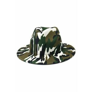 Palarie dama - verde - imprimeu army - Erina - imagine