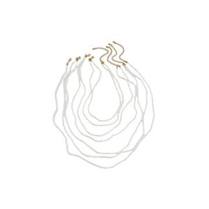 Set coliere albe - cu perle - Salome C11 - imagine