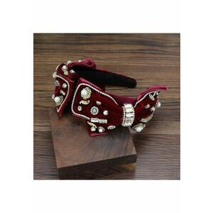 Bentita visinie - cu nod si funde cu pietre - Beni C3 - imagine