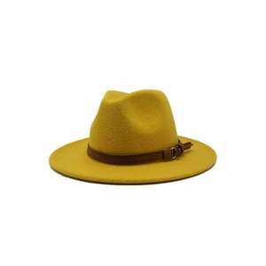 Palarie dama Carmela - Poliester - Galben imagine