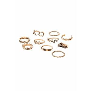 Set 10 inele argintii - diverse forme - Tiana C17 - imagine