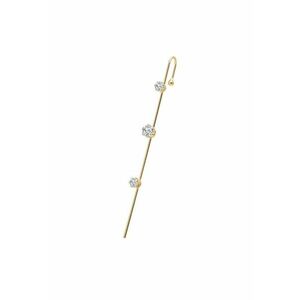 Cercel ear cuff - auriu - cu pietre - Mony C20 - imagine