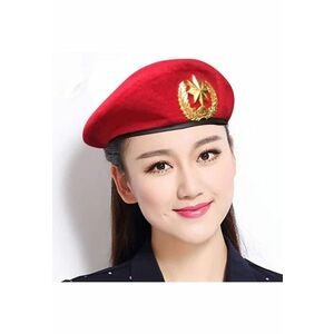 Bereta Joanina - Rosu - Bumbac imagine