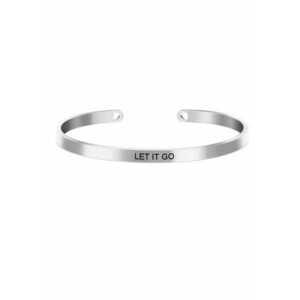 Bratara ajustabila - argintie - gravata imagine