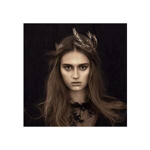 Accesoriu de par - auriu - cu crengute - Brita C7 - imagine