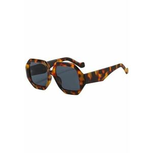 Ochelari de soare - maro - animal print - patrati - Mei C3 imagine