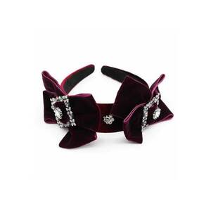 Bentita visinie - cu funde si pietre - Majnor C1 - Textil - imagine