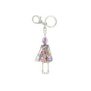 Breloc argintiu - papusa gri - Georgiana C5 - imagine