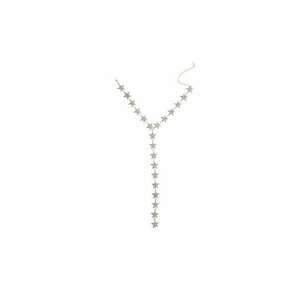 Colier cu stelute si pietre - auriu - Kathie C7 - imagine