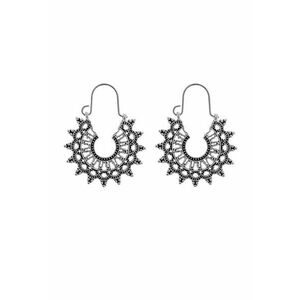 Cercei argintii - forma de soare - Odet C8 - imagine