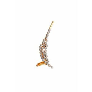 Cercel ear cuff - auriu - cu pietre - Margaux - imagine